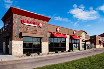 The finished Cold Stone Creamery storefront